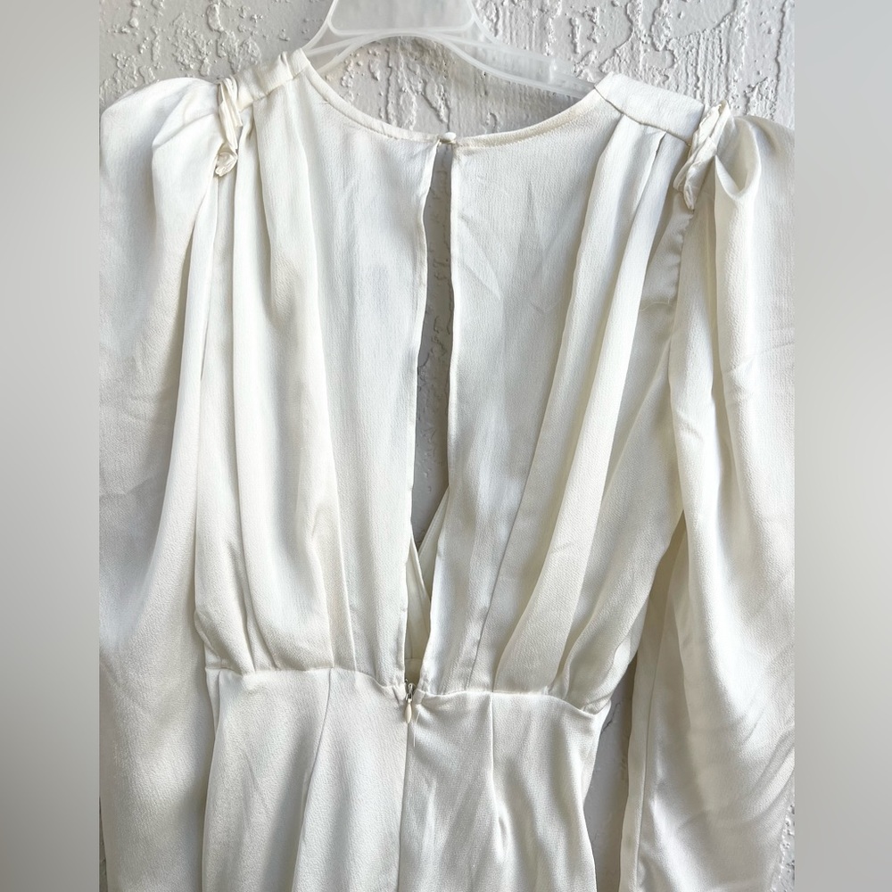 Mable maxi dress with strong sleeves and ruching NWT - Picture 10 of 11